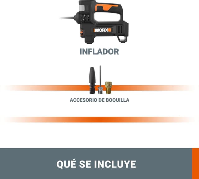 Thumbnail 5 de Worx WX092.9 Inflador multifunción 20V