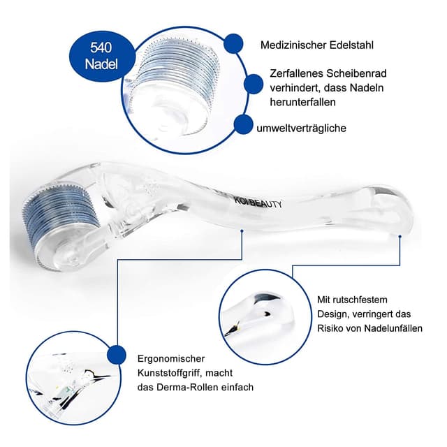 Detalle 2 de Koi Beauty Derma Roller 1,0 mm Microneedling