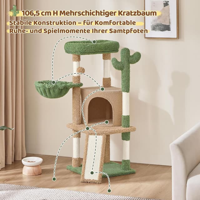 Thumbnail 6 de Yaheetech Árbol Rascador Cactus 106,5 cm