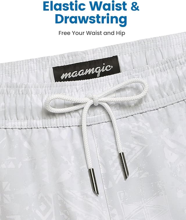 Detalle 2 de Mens swim shorts with 5 inch inseam