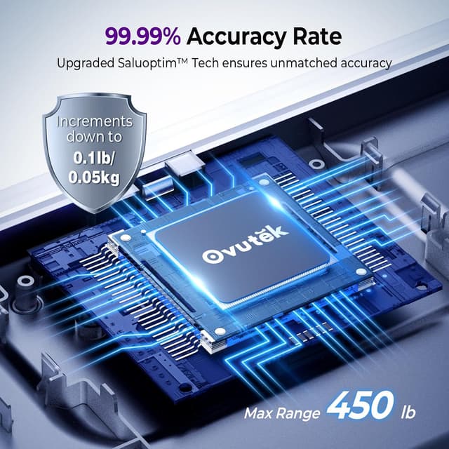 Thumbnail 1 de Ovutek Bathroom Scale 450 lb accuracy 0.05 lb