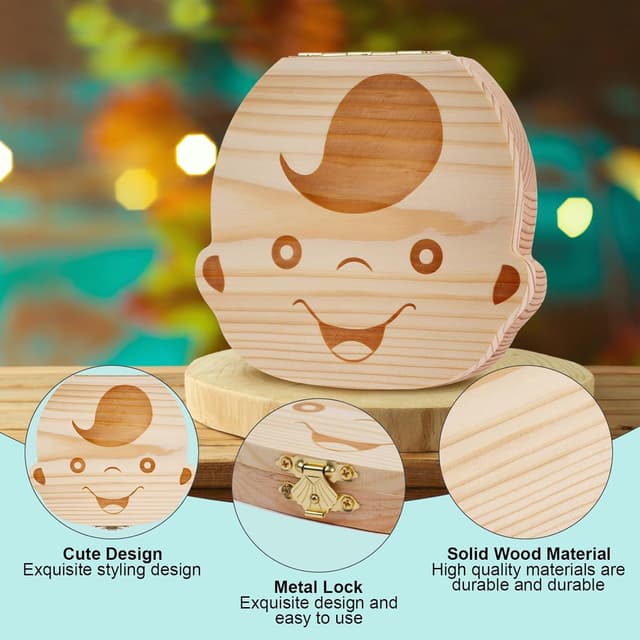 Thumbnail 4 de Aolso Boîte à Dents De Lait En Bois