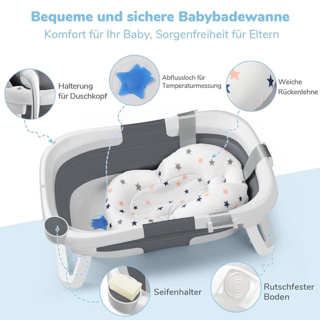 Detalle de DEANIC Babybadewanne 0–24 Monate