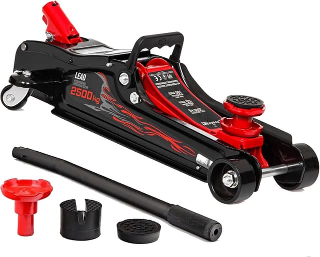 Detalle de LEHMANN cric a carrello idraulico per auto con capacità 2.500 kg
