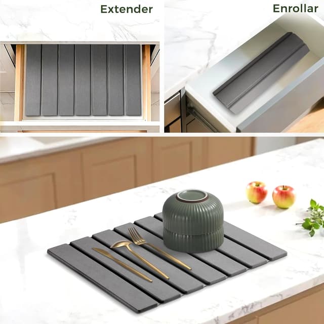 Thumbnail 4 de Alfombrilla Diatomita 40 x 30 cm Gris oscuro