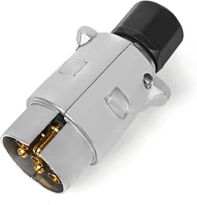 Imagen de Yuanjoy 7-poliger Anhängerstecker Metall 12V en OfertitasTOP