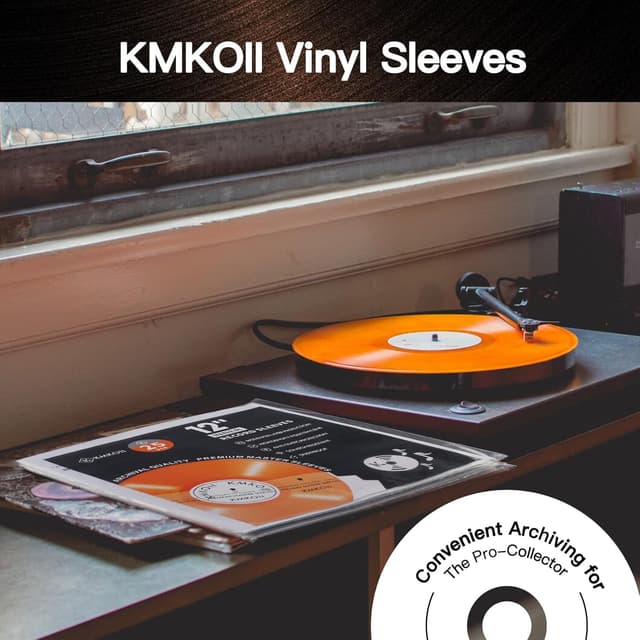 Thumbnail 6 de KMKOII 50x 12 Inch Anti‑Static Inner Sleeves