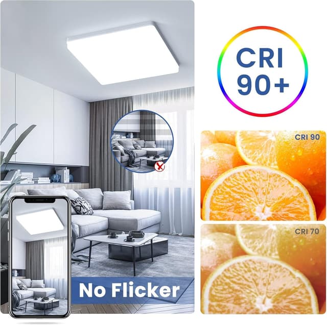 Detalle 1 de EASY EAGLE Plafón LED 48W 30cm