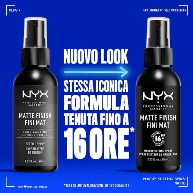 Thumbnail 3 de NYX Professional Makeup Setting Spray, formula fissante leggera a lunga tenuta, finish matte, 60 ml