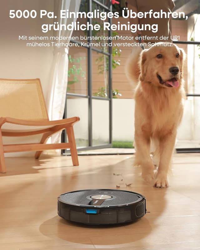 Detalle 2 de uninell Saugroboter 5000Pa mit Wischfunktion 🤖