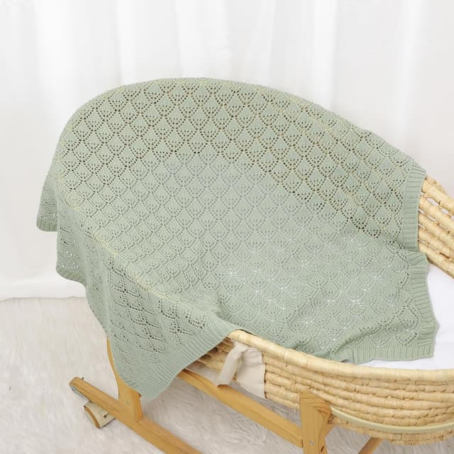 Thumbnail 6 de Cellular baby blanket 100 x 80cm cotton