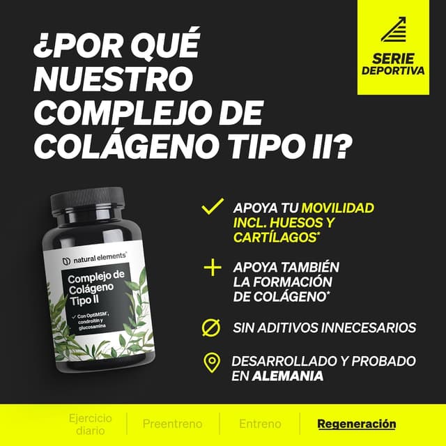 Detalle de Colágeno UC-II® con MSM y Vitaminas para articulaciones 🤍