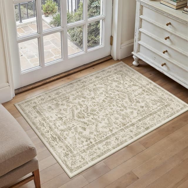 Detalle de PureCozy Vintage Beige Teppichläufer 60x240 cm