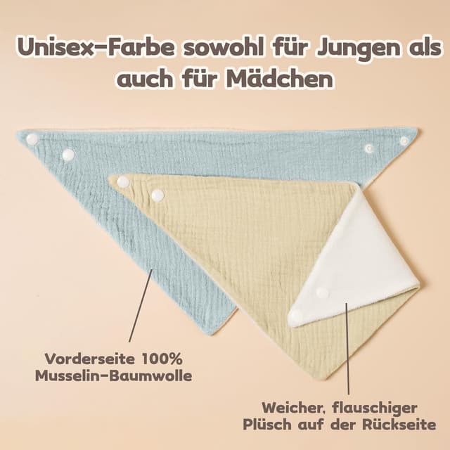 Thumbnail 6 de Susurration Lätzchen Musselin 10er Set 👶