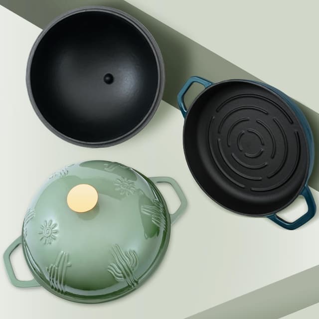 Thumbnail 5 de Flavehc 9.8" Cast Iron Bread Oven 🍞