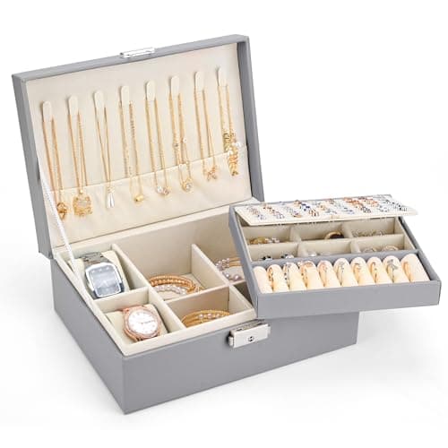 Detalle de Sofore joyero de viaje 2 capas