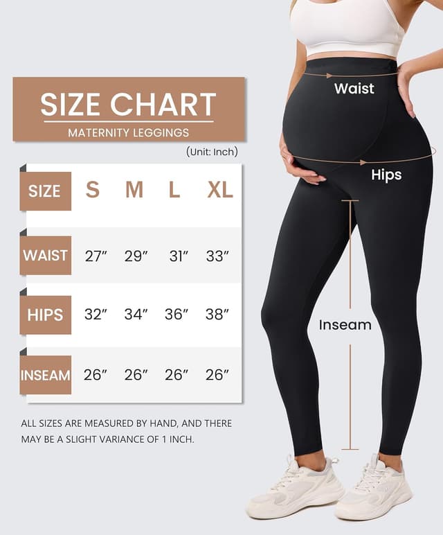 Thumbnail 5 de VALANDY Creamlush maternity leggings 2 pack
