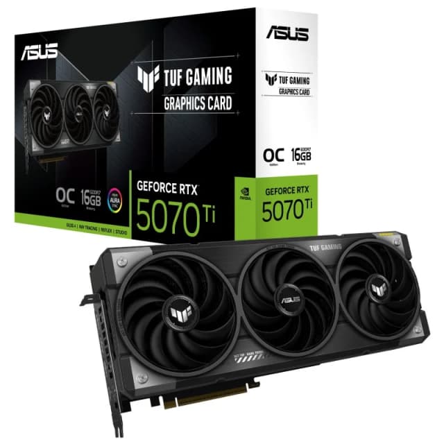 Imagen de ASUS TUF Gaming GeForce RTX 5070 Ti OC 16 GB GDDR7 🎮 en OfertitasTOP