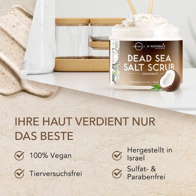 Detalle 1 de Körperpeeling Salt Scrub Coconut Vanille 500 g