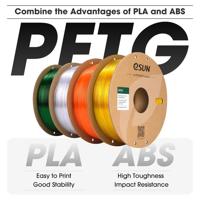 Thumbnail 4 de eSUN PETG Filament 1.75mm 1kg Black