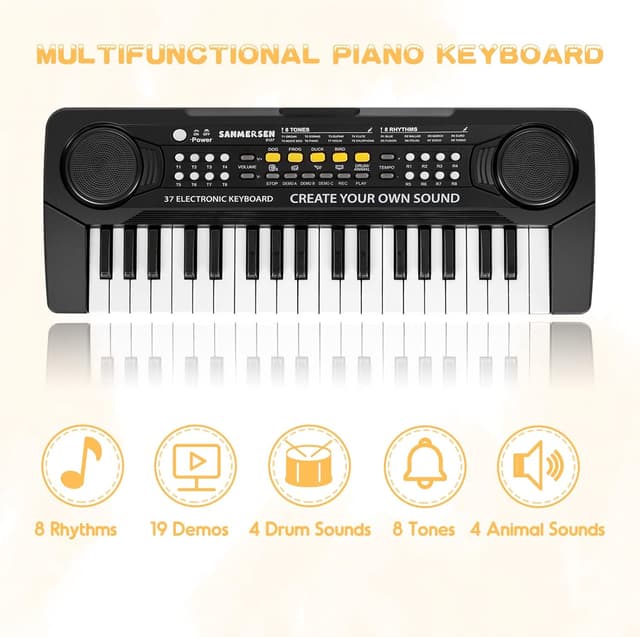 Thumbnail 1 de Shayson NO.9127-NK 37-key kids keyboard 🎹