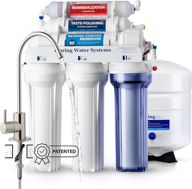 Detalle de iSpring RCC7AK 6-stage RO water system, 75 GPD