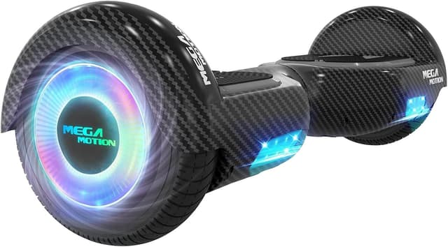 Detalle de MEGA MOTION Hoverboard für Kinder (6,5 Zoll) mit Bluetooth-Lautsprecher und LED-Rad