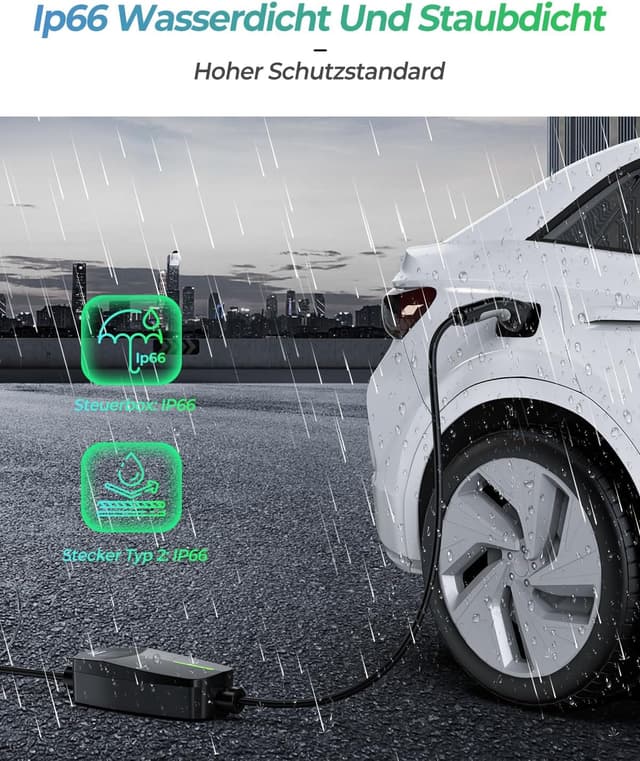 Detalle 2 de EVDANCE Typ 2 Ladekabel 3,68 kW 🔌