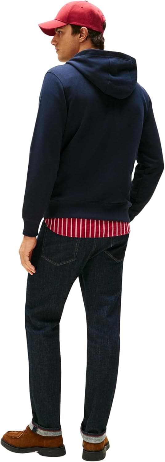 Detalle 2 de Tommy Hilfiger Men’s Linear Flag Graphic Cotton Hoodie