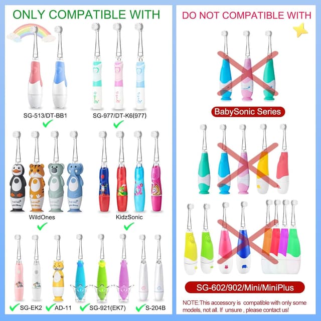 Detalle 2 de Kinder Ersatzbürsten Seago, 5er