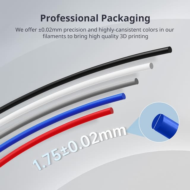 Detalle 2 de ANYCUBIC PLA Filament 1.75mm (Intelligent Identification), 1kg Reusable Spool, Texture Red