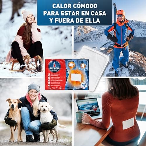 Detalle de THE HEAT COMPANY Calentador de cuerpo Extra CÁLIDO (10 piezas) con adhesivo y calor activado por aire