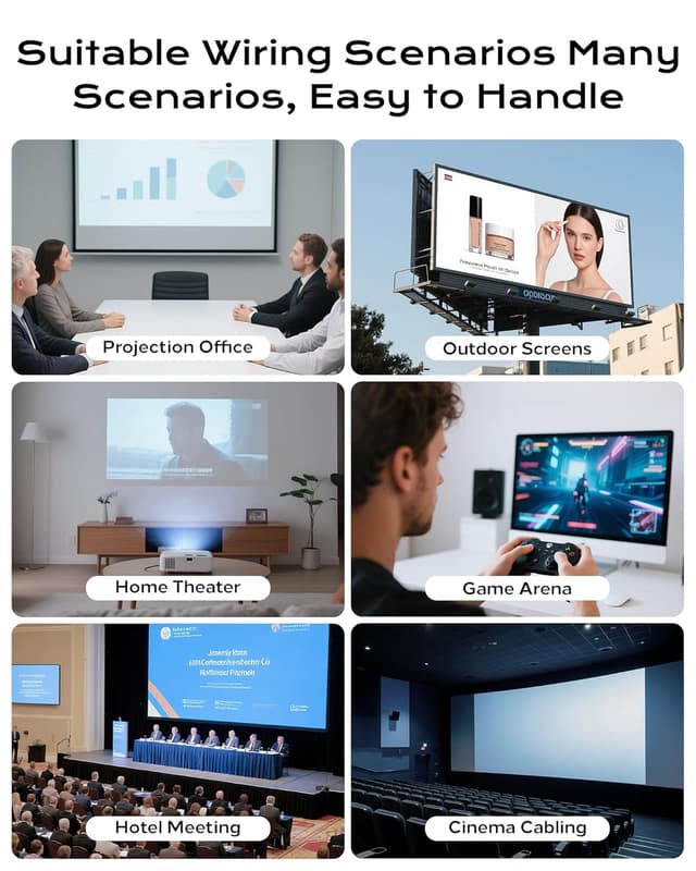 Thumbnail 6 de Cratree 8K Fiber Optic HDMI Cable (100FT) — HDMI 2.1, 48Gbps, supports 8K 60Hz & 4K 120Hz