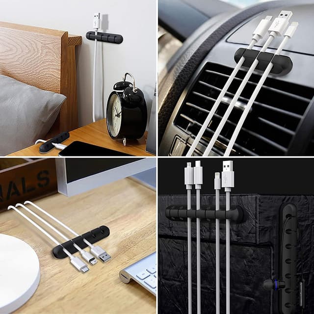 Thumbnail 5 de SOULWIT 3-Pack cable organiser clips for desk ๐ฅ