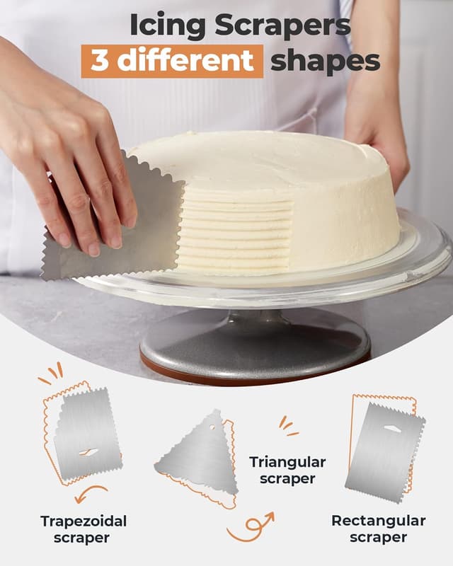 Thumbnail 3 de Kootek Cake Decorating Kit, 12" turntable