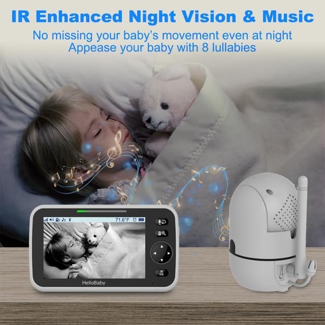 Thumbnail 6 de HelloBaby 2-Camera Baby Monitor