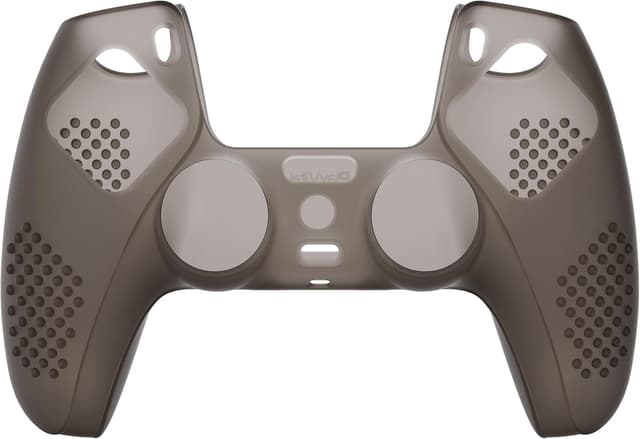 Detalle de eXtremeRate PlayVital Clear Black 3D Studded Silicone Case for PS5 Controller