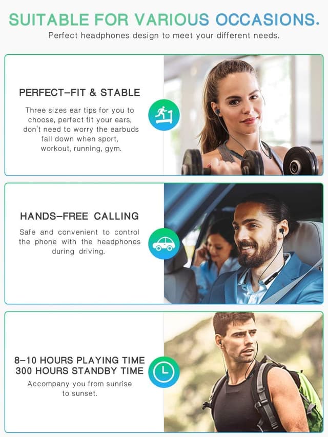 Thumbnail 6 de YATWIN Bluetooth Kopfhörer Sport In Ear