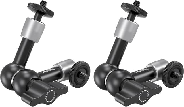 Detalle de SMALLRIG Bras Magique 5,5 pouces (lot de 2) 5316 – support articulé à friction avec filetage 1/4-20