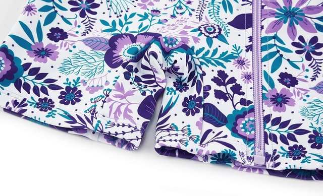 Thumbnail 6 de upandfast UPF 50+ toddler rashguard swimsuit with full-length zipper (baby girl/boy)