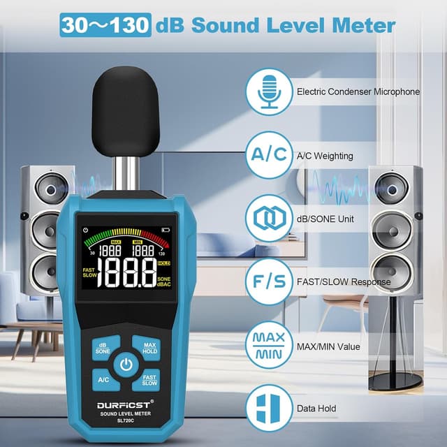 Detalle 2 de DURFICST Misuratore Decibel 205 g