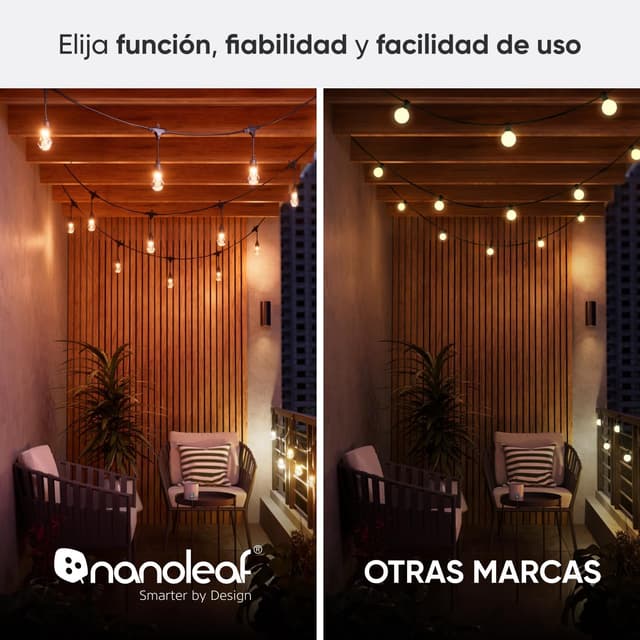 Thumbnail 2 de Nanoleaf Matter Essentials Guirnalda LED Exterior 30M 🌈🔌