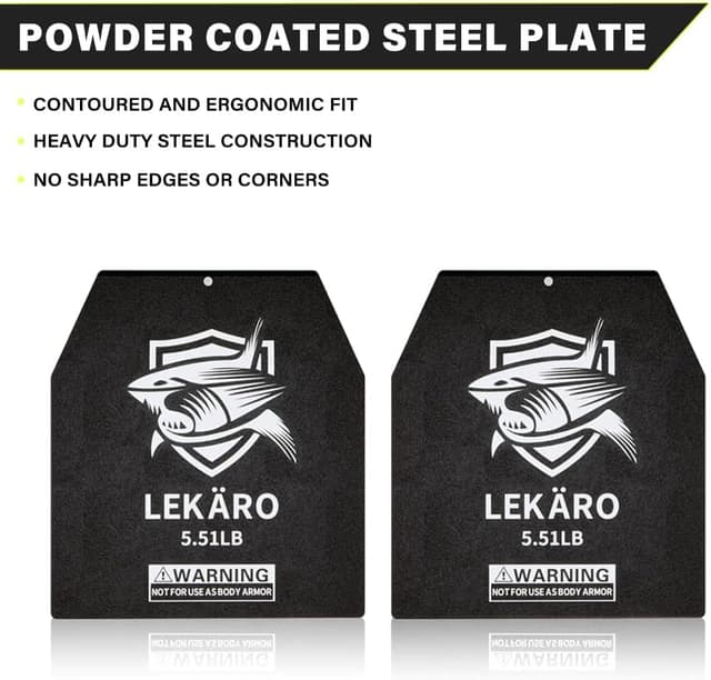 Detalle de Weighted Vest Plates 20.94 LB pair