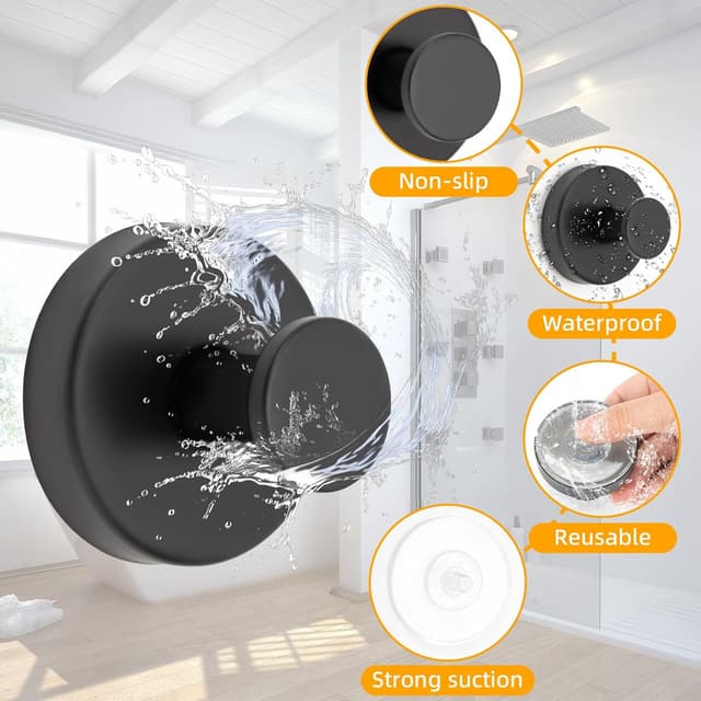 Thumbnail 2 de Stainless Steel Suction Hooks 22lbs