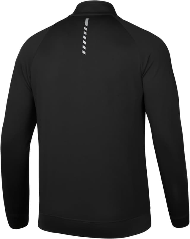 Detalle 2 de AMZSPORT giacca sportiva da uomo in pile con cappuccio e zip intera, leggera per escursionismo e outdoor