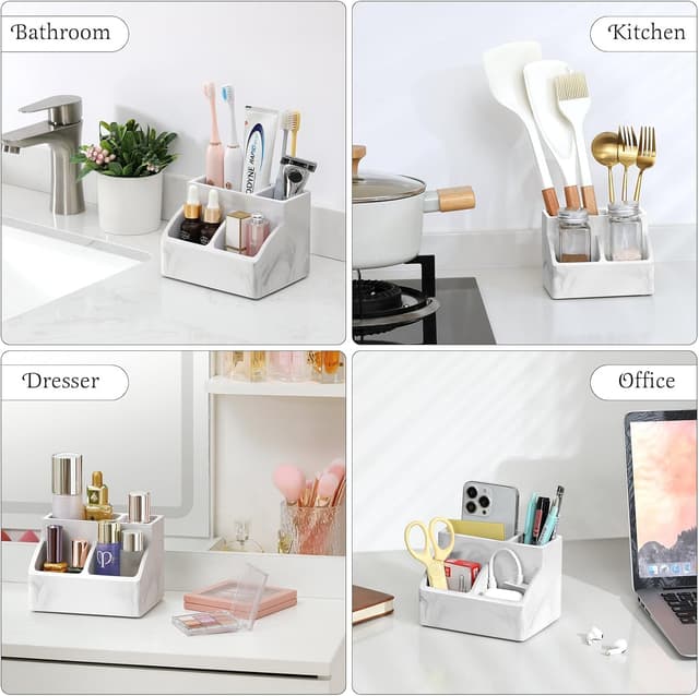 Detalle 2 de Luxspire Zahnbürstenhalter für 4 Zahnbürsten