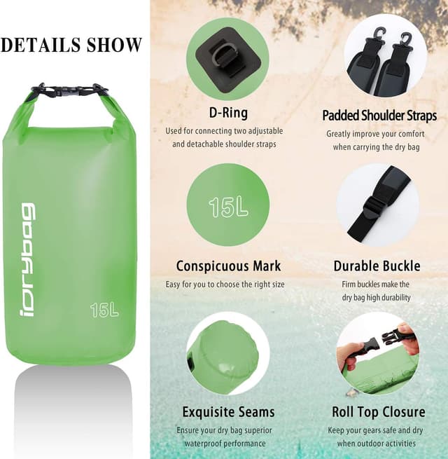 Thumbnail 1 de IDRYBAG Bolsa seca transparente 2L