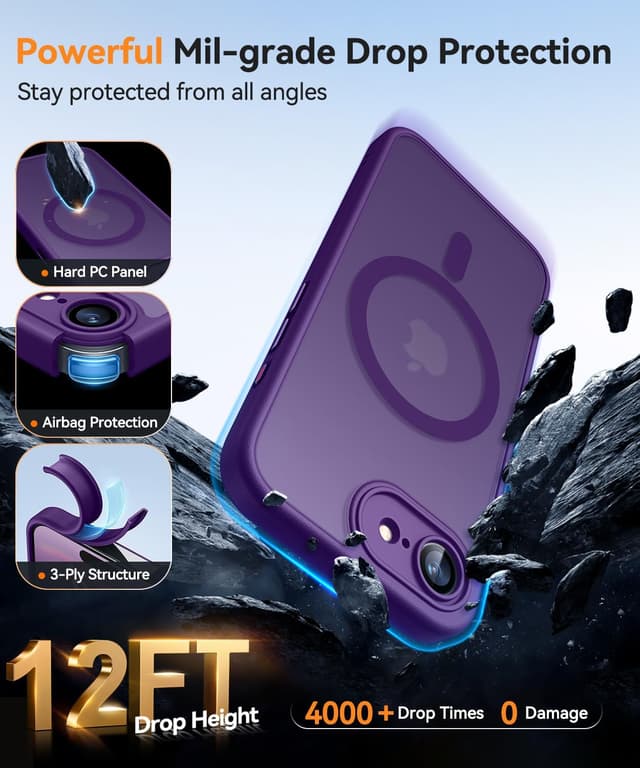 Detalle 2 de iPhone 16e case 6.1in Magnetic MagSafe