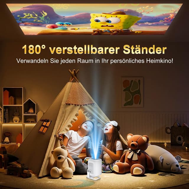 Detalle 2 de Salange Smart Mini Beamer mit 0,8:1