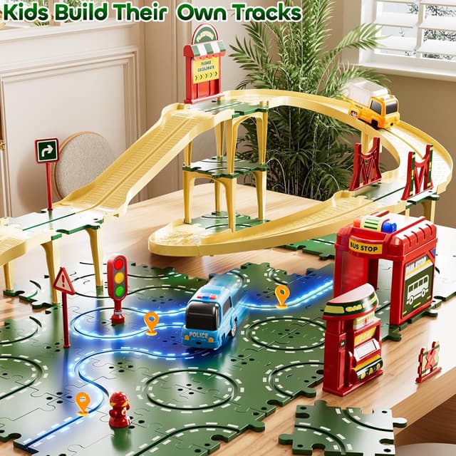 Thumbnail 4 de KIZONLY Puzzle Racer 4-Tier Track Set